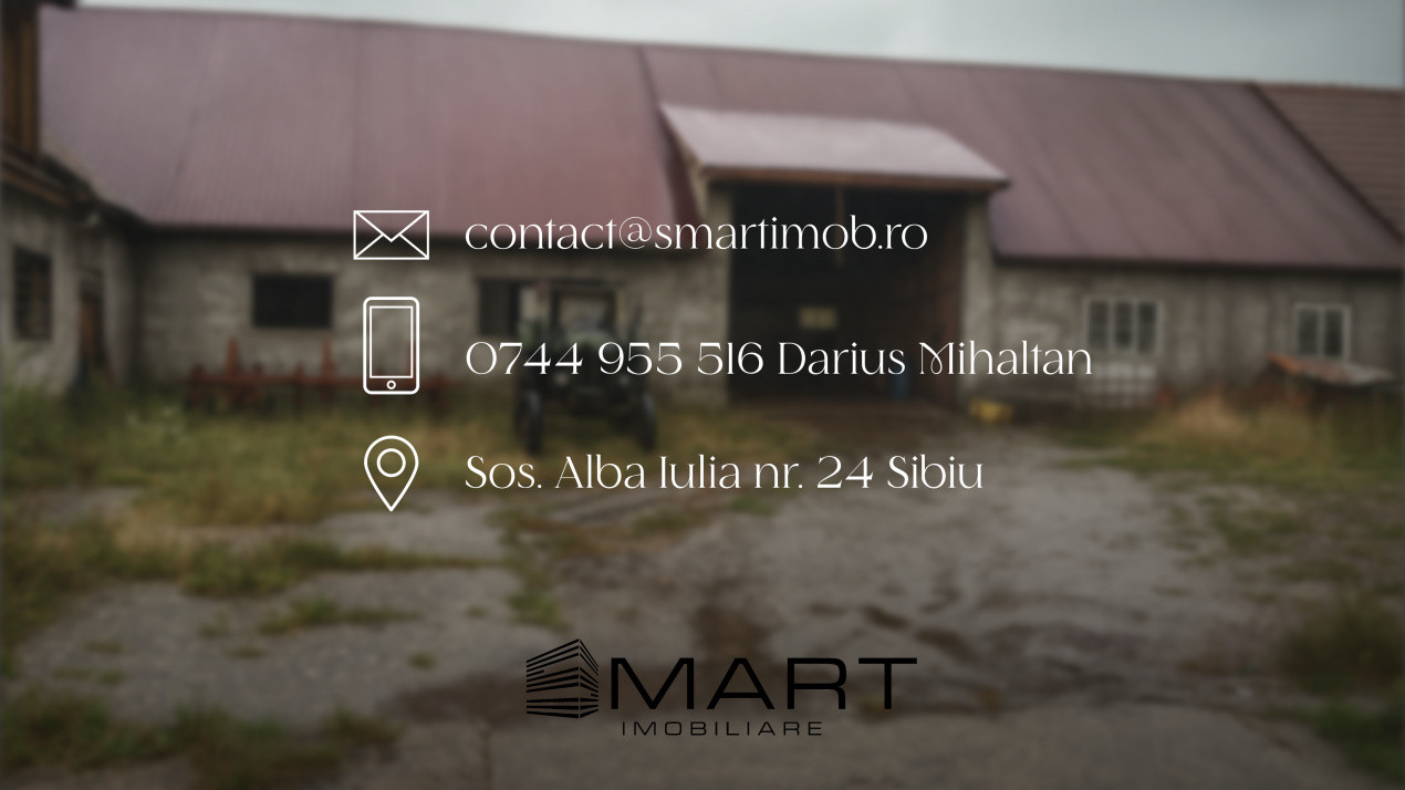 Spatiu industrial 5 camere zona Bradu - Sibiu