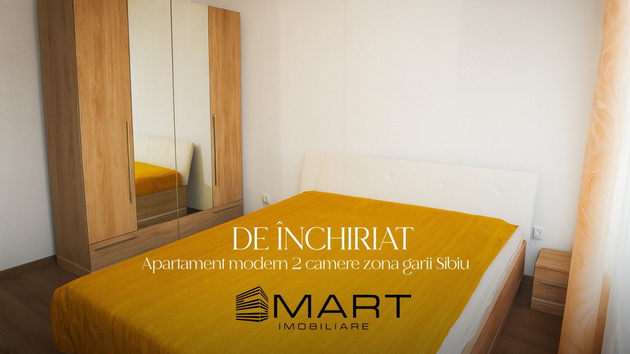 Apartament modern 2 camere zona Gării Sibiu