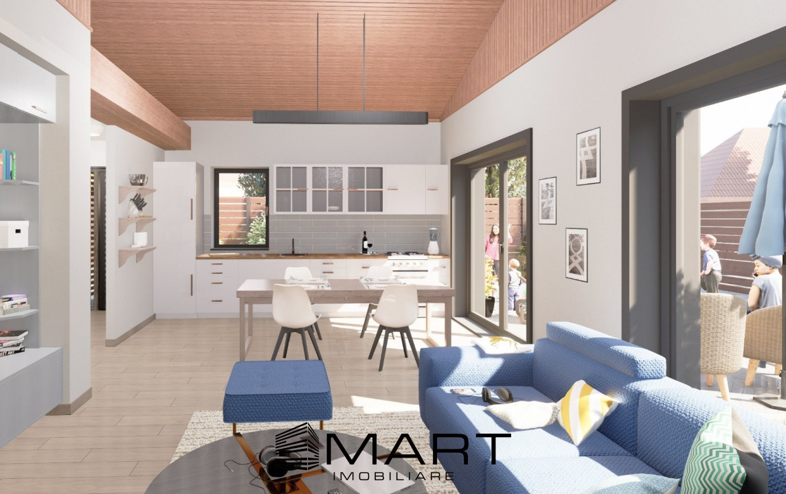 Casă modernă, parter, la cheie – în inima Tărlungenilor • Teren 511 mp