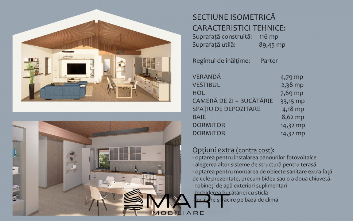 Casă modernă, parter, la cheie – în inima Tărlungenilor • Teren 511 mp
