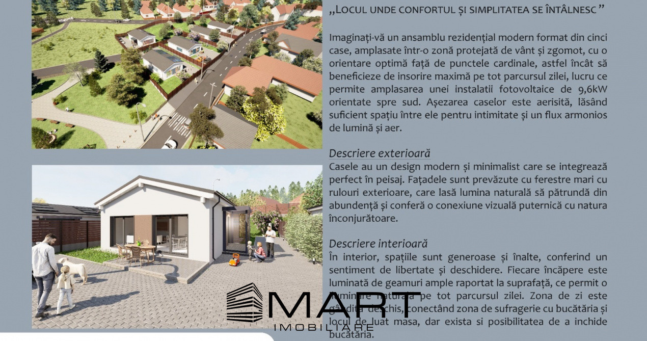 Casă modernă, parter, la cheie – în inima Tărlungenilor • Teren 511 mp