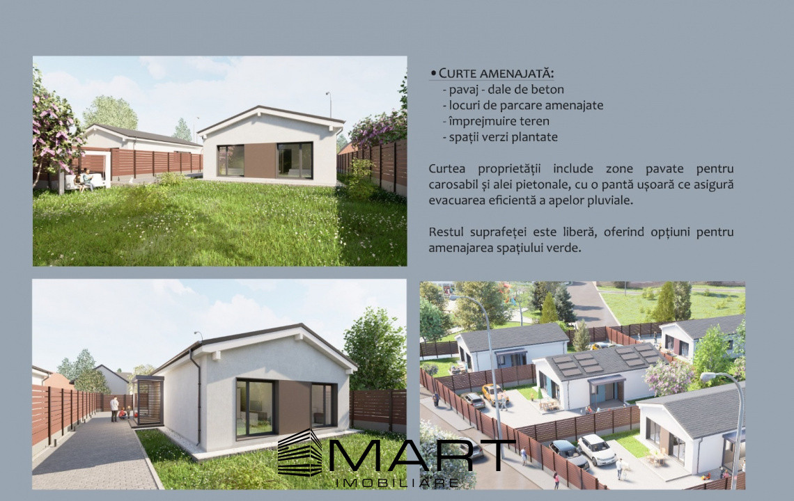 Casă modernă, parter, la cheie – în inima Tărlungenilor • Teren 511 mp