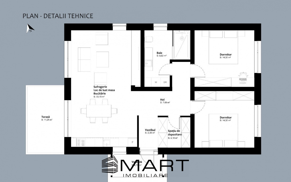 Casă modernă, parter, la cheie – în inima Tărlungenilor • Teren 511 mp