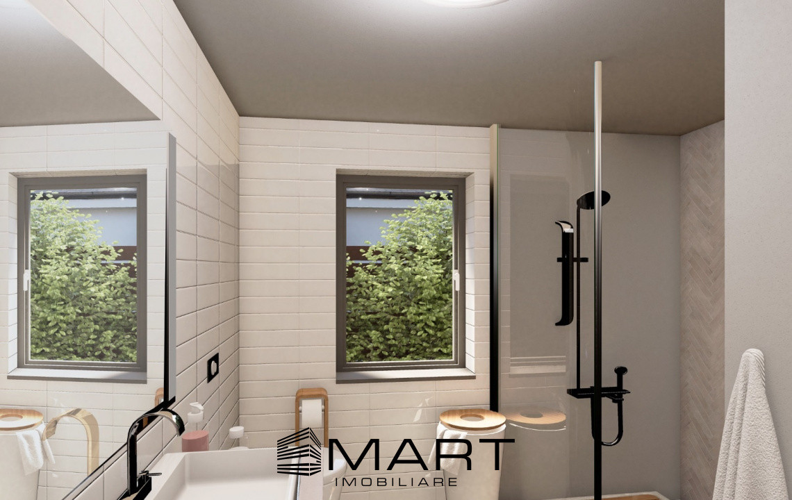 Casă modernă, parter, la cheie – în inima Tărlungenilor • Teren 511 mp