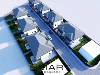 Teren intravilan 5000mp cu PUZ si proiect case 13 unitati Selimbar