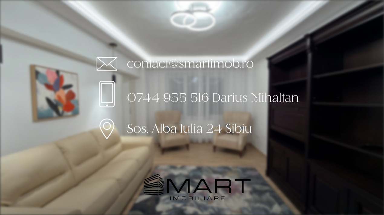 Apartament lux 2 camere zona Calea Dumbravii Sibiu