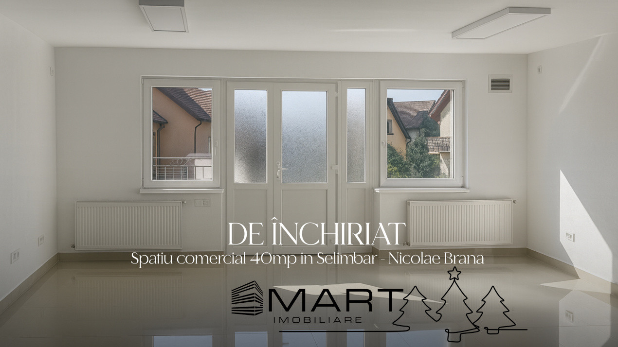 Spatiu comercial 40mp zona Selimbar