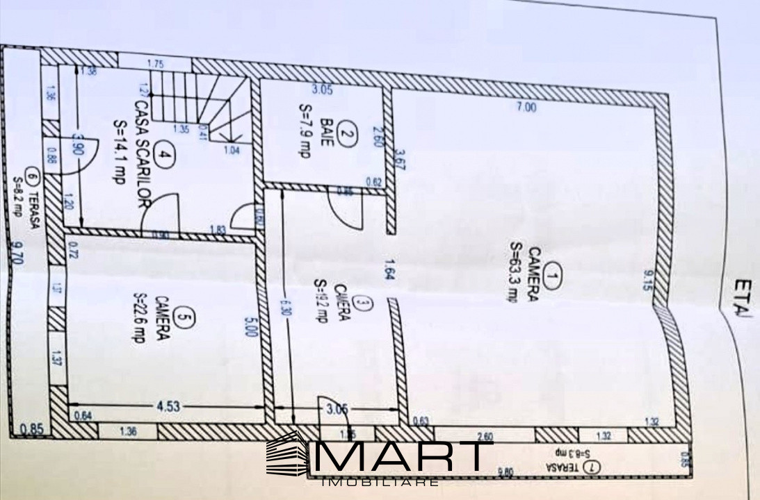 Casa 5 camere 260mp teren 350mp zona  Negoi