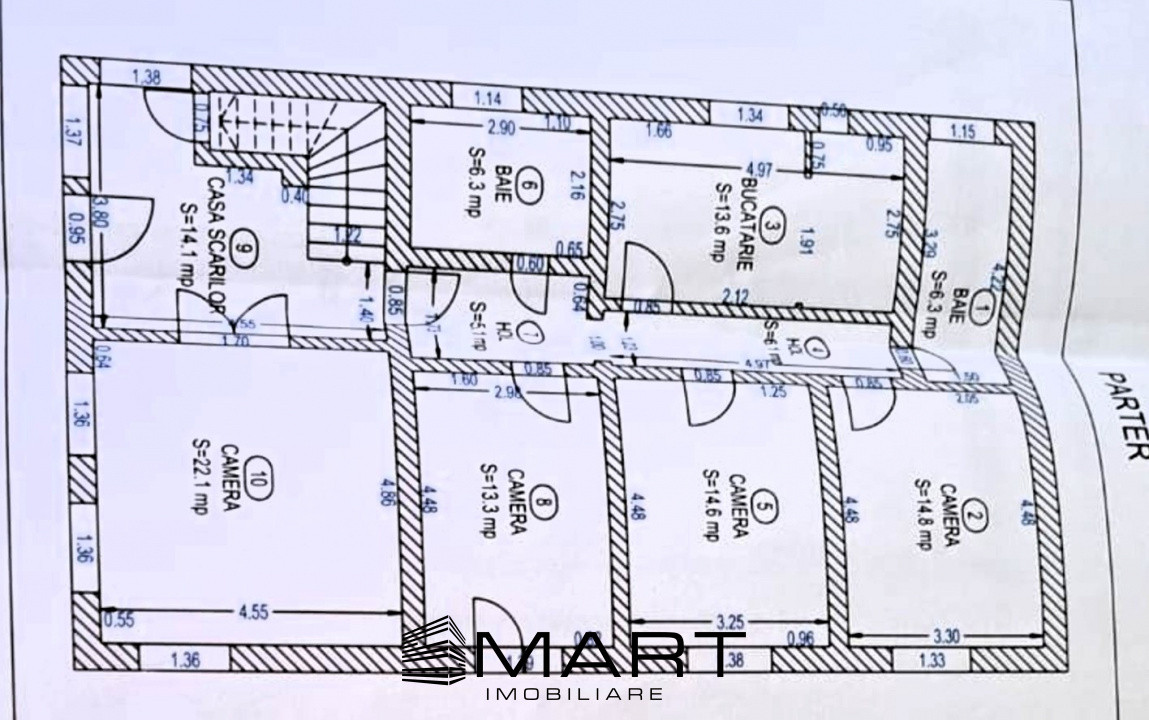 Casa 5 camere 260mp teren 350mp zona  Negoi
