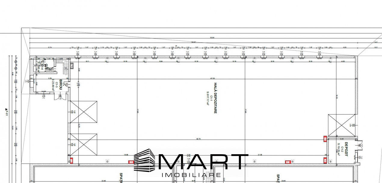 Hala 850mp zona industriala Vest