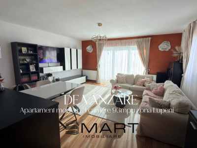 Apartament modern 3 camere 93mpu zona Lupeni