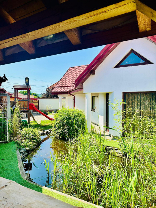 Casa moderna 5 camere 170mpu + 300mp curte Cisnadie