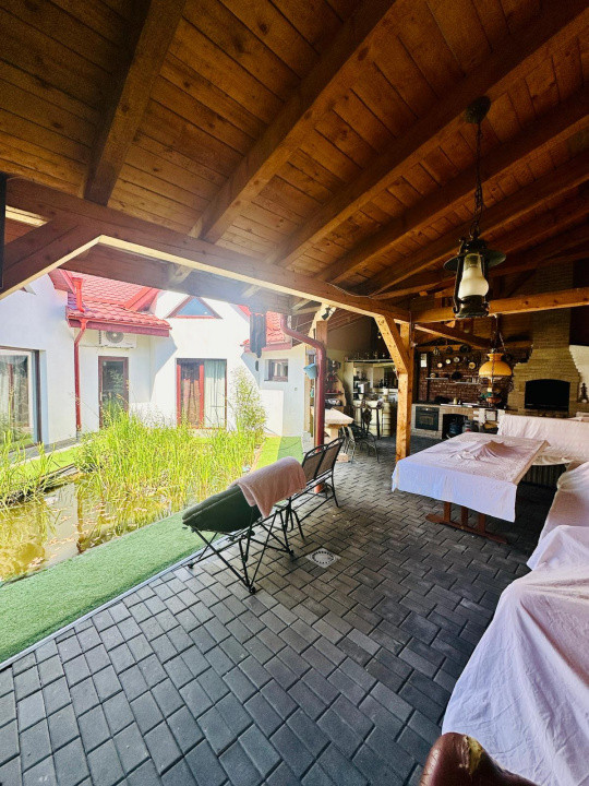 Casa moderna 5 camere 170mpu + 300mp curte Cisnadie