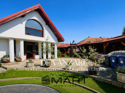 Casa moderna 5 camere 170mpu + 300mp curte Cisnadie