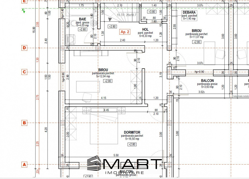 Casa tip Cvadruplex 110 mp teren 60mp cartier Arhitectilor