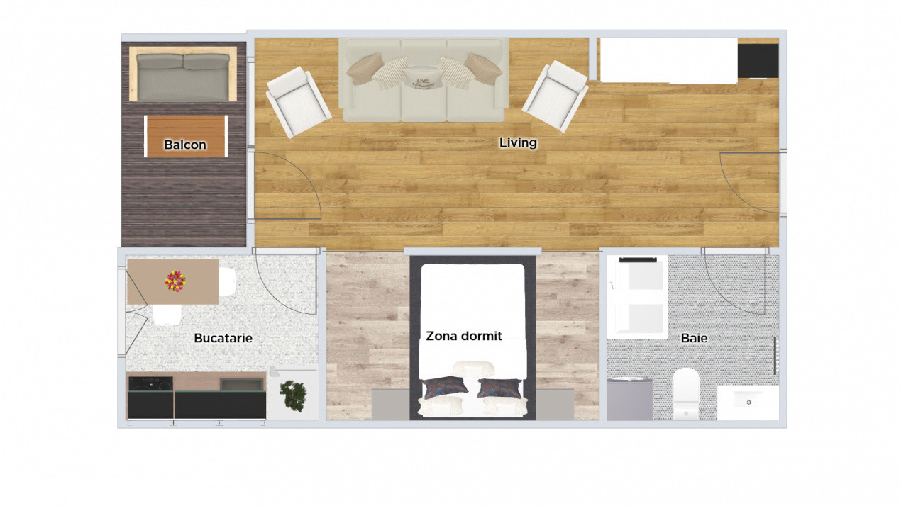 Garsoniera la Cheie, 33mp, cartier Veterani de Razboi