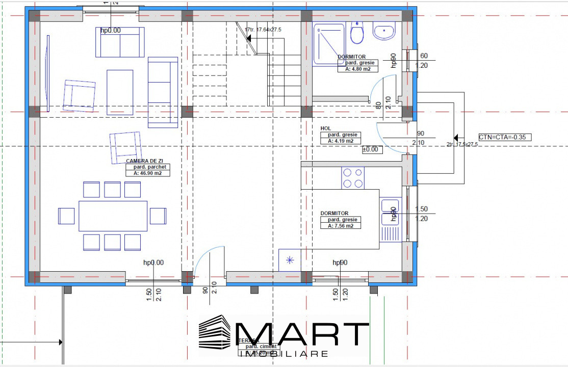 Casa individuala 120mp teren 420mp Selimbar