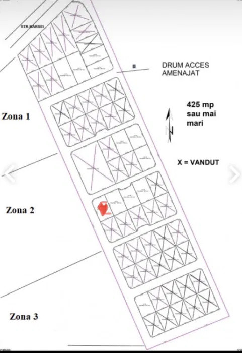 Teren Intravilan 425 mp Stupini