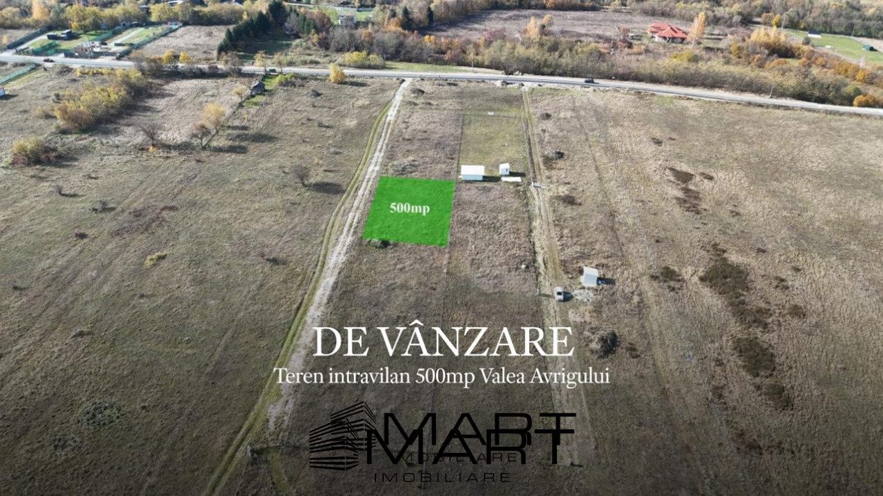 Teren 500 mp Valea Avrigului