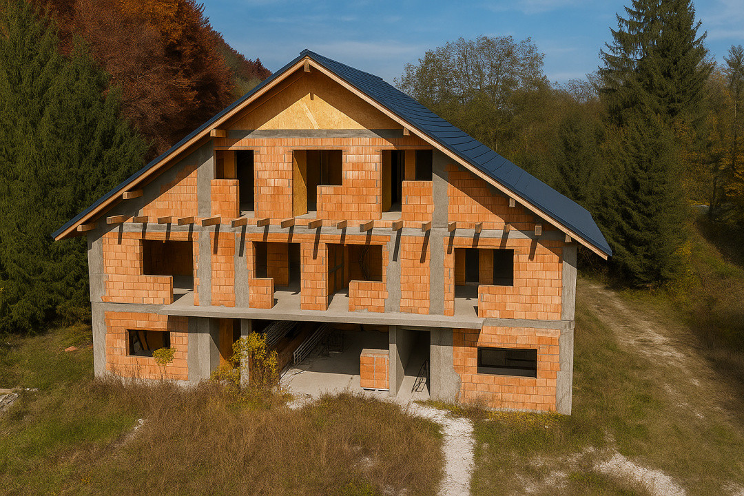 Pensiune 16 camere, teren 7000mp, Valea Avrigului